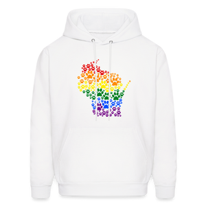 Pride Paws Classic Hoodie - white