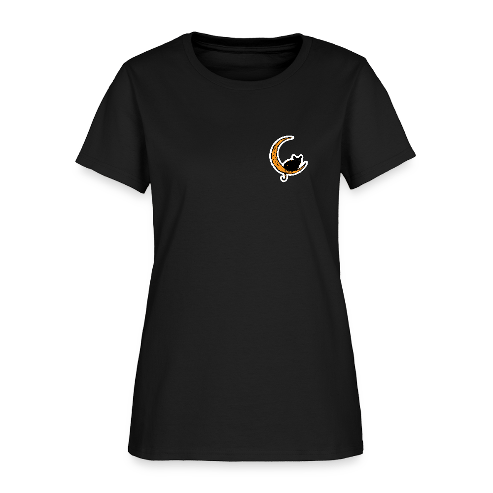 
                  
                    Moon Cat Contoured T-Shirt - black
                  
                