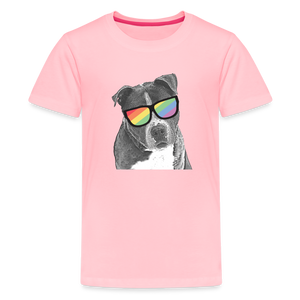 Pride Dog Kids' Premium T-Shirt - pink