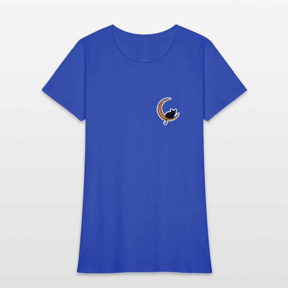 
                  
                    Moon Cat Contoured T-Shirt - royal blue
                  
                