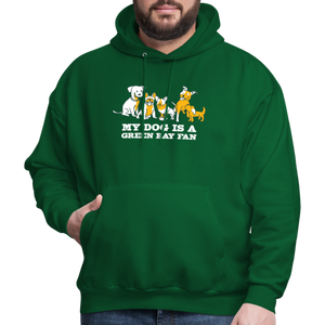 Dog is a GB Fan Classic Hoodie - forest green