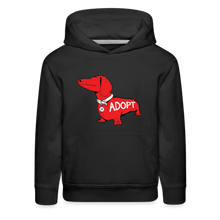 Load image into Gallery viewer, &quot;Big Red Dog&quot; Kids‘ Premium Hoodie - black