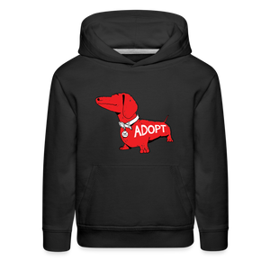 "Big Red Dog" Kids‘ Premium Hoodie - black