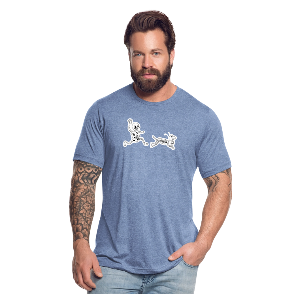 
                  
                    Skeleton Friends Unisex Tri-Blend T-Shirt - heather blue
                  
                