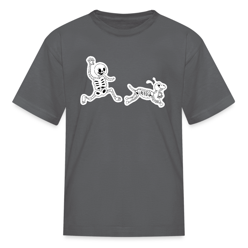 
                  
                    Skeleton Friends Kids' T-Shirt - charcoal
                  
                