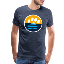 Load image into Gallery viewer, MKE Flag Paw Classic Premium T-Shirt - heather blue