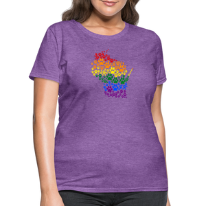 Pride Paws Classic T-Shirt - purple heather