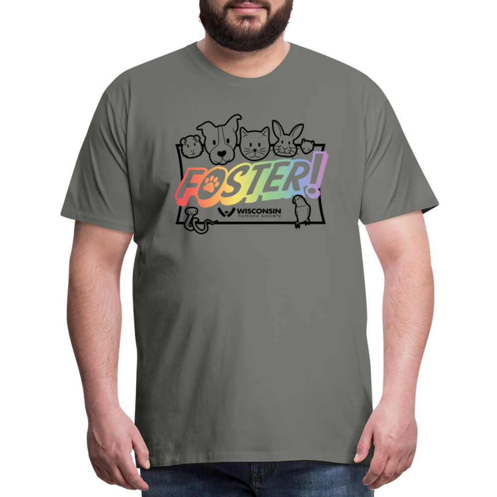 
                  
                    Foster Pride Classic Premium T-Shirt - asphalt gray
                  
                