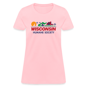 WHS License Plate Contoured T-Shirt - pink