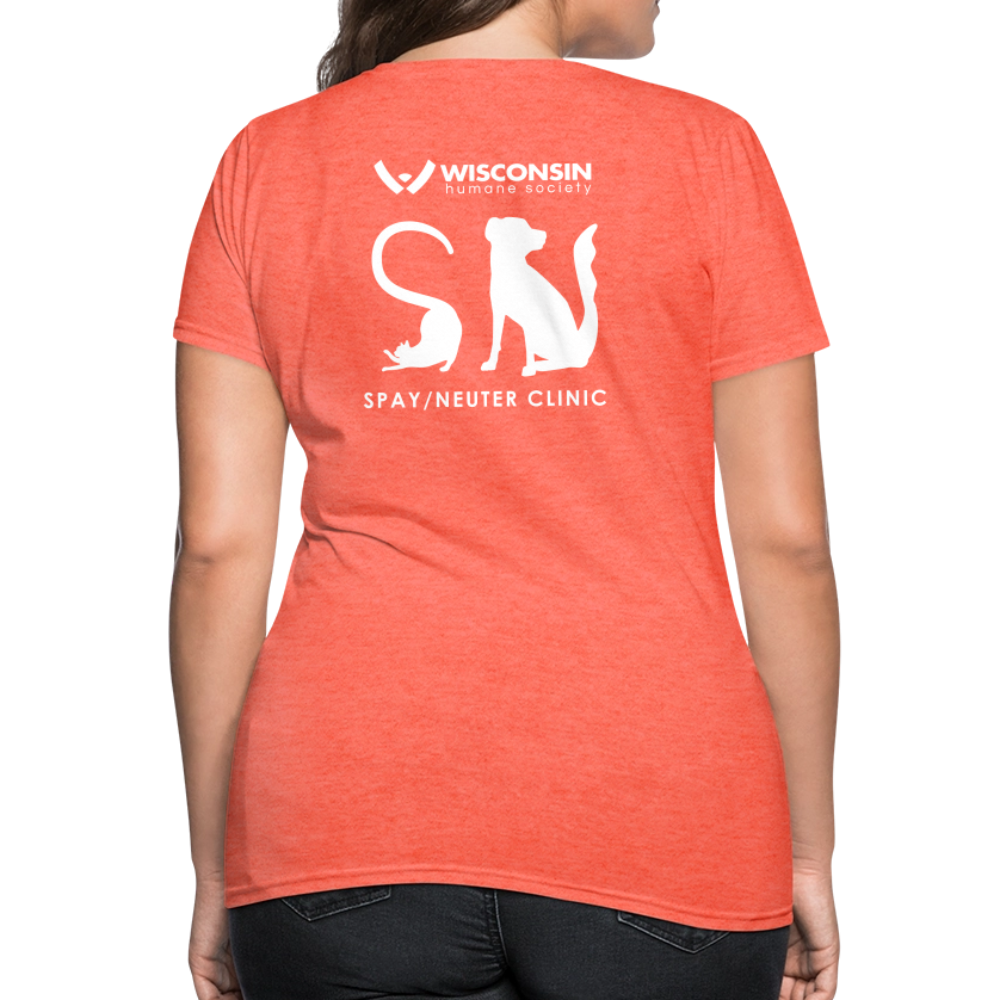
                  
                    Spay/Neuter Clinic Contoured T-Shirt - heather coral
                  
                