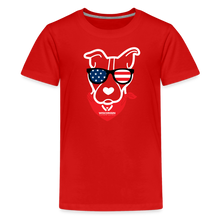 Load image into Gallery viewer, USA Dog Kids&#39; Premium T-Shirt - red