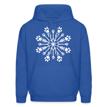 Load image into Gallery viewer, Paw Snowflake Classic Hoodie - royal blue