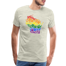 Load image into Gallery viewer, Pride Paws Classic Premium T-Shirt - heather oatmeal