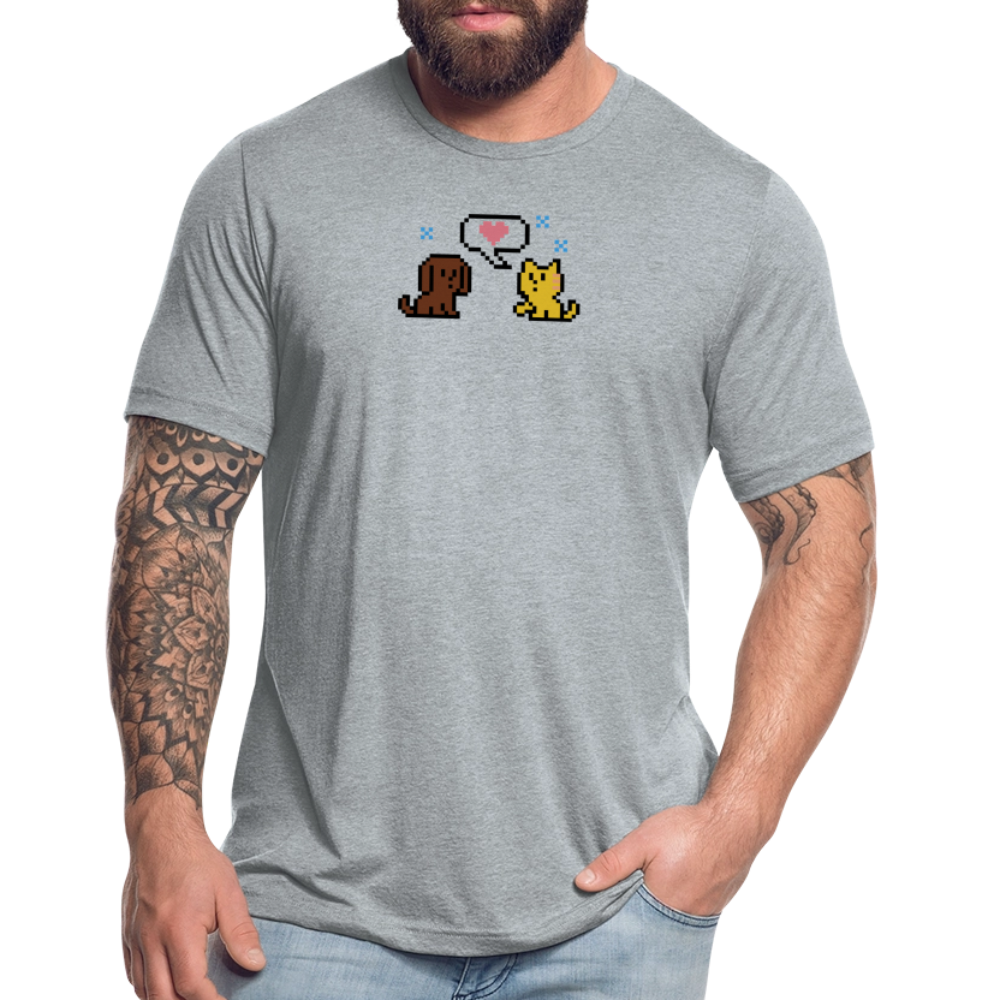 
                  
                    8-Bit Dog & Cat Tri-Blend T-Shirt - heather grey
                  
                