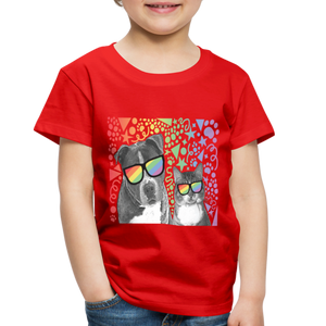 Pride Party Toddler Premium T-Shirt - red