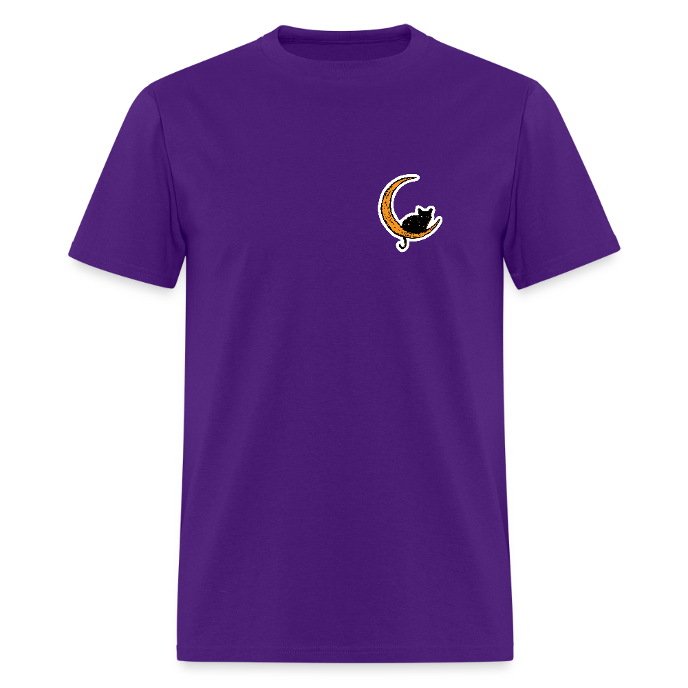 Moon Cat Classic T-Shirt - purple