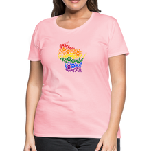 Load image into Gallery viewer, Pride Paws Contoured Premium T-Shirt - pink