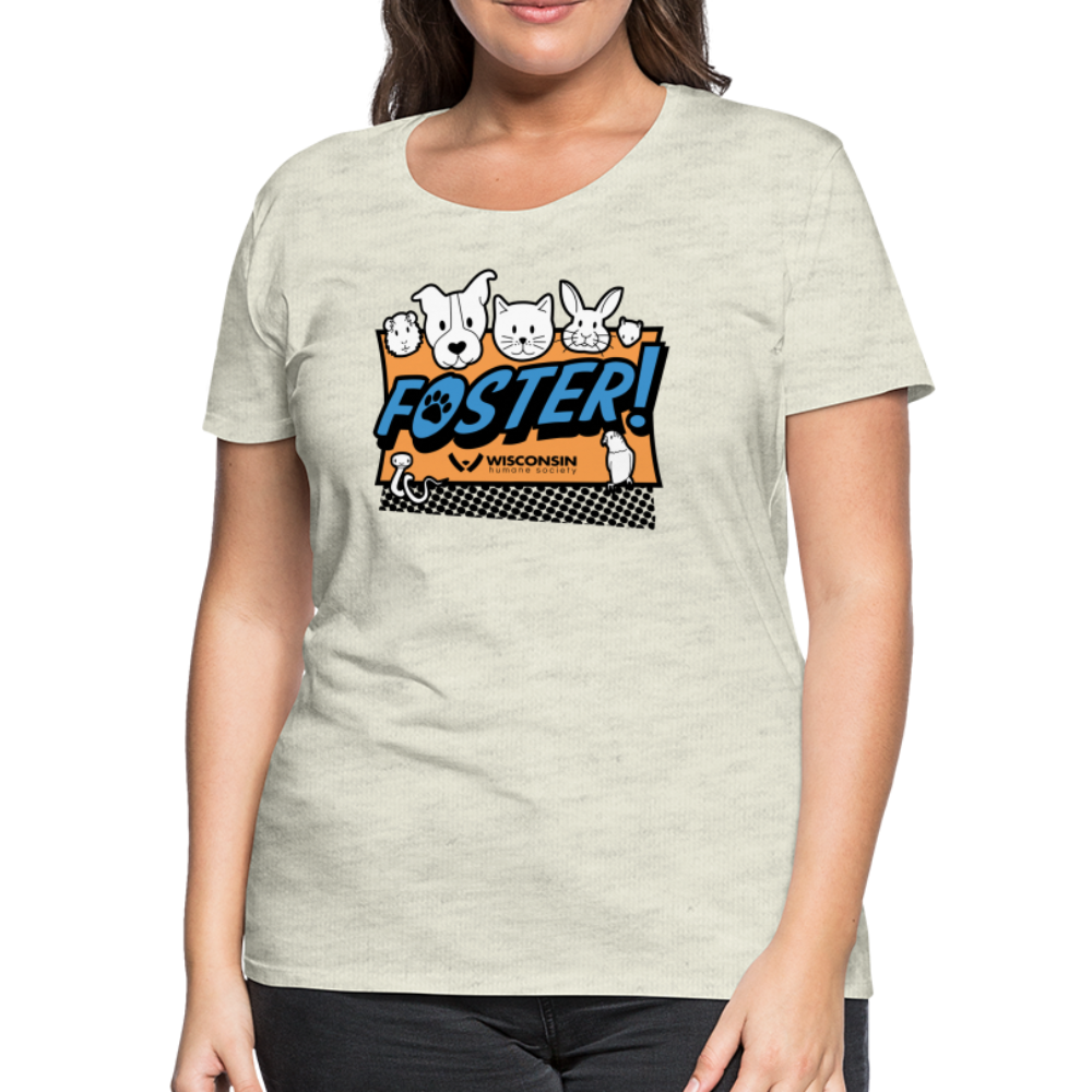 
                  
                    Foster Logo Contoured Premium T-Shirt - heather oatmeal
                  
                