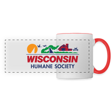 Load image into Gallery viewer, WHS License Plate Panoramic Mug - white/red