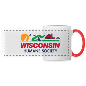 WHS License Plate Panoramic Mug - white/red