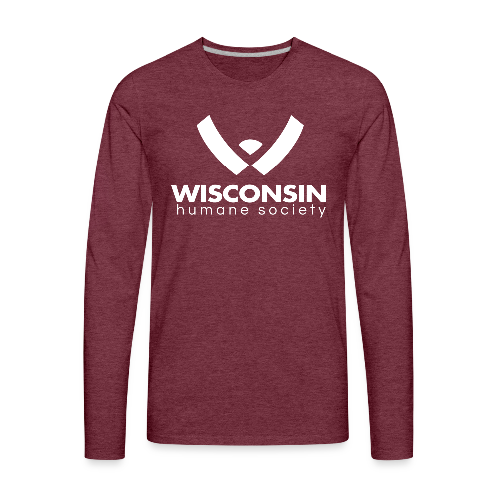 
                  
                    WHS Logo Premium Long Sleeve T-Shirt - heather burgundy
                  
                