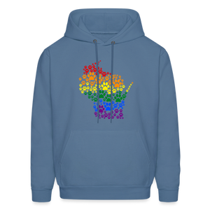 Pride Paws Classic Hoodie - denim blue