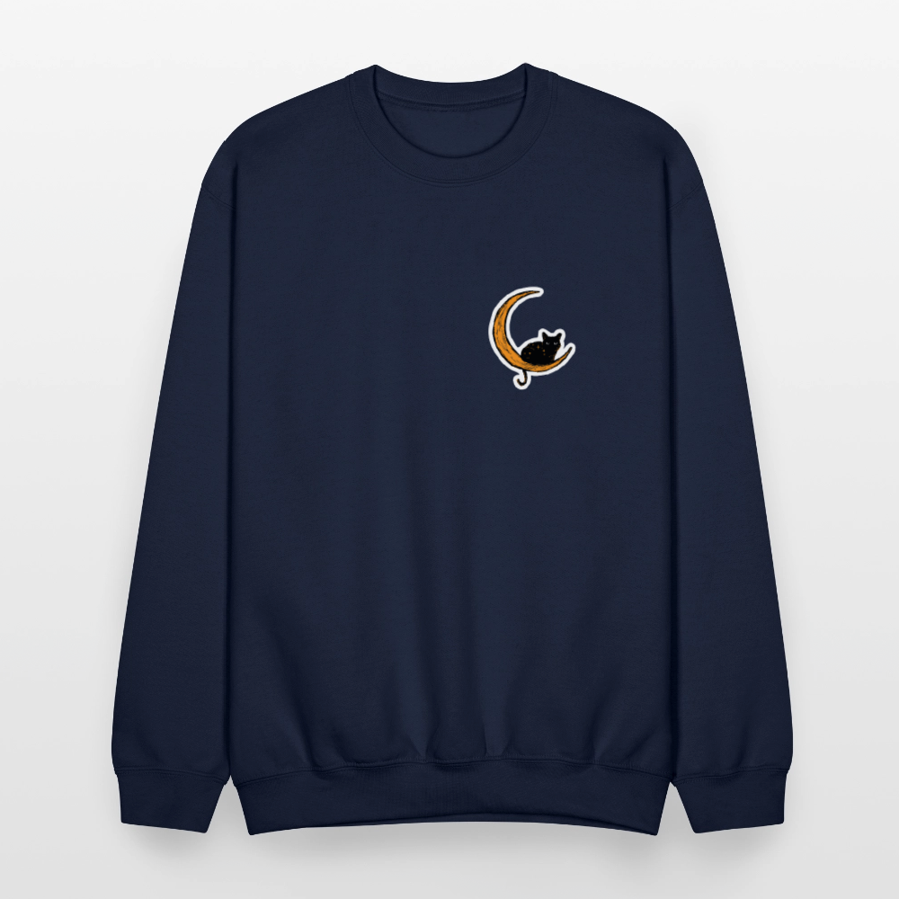 
                  
                    Moon Cat Crewneck Sweatshirt - navy
                  
                