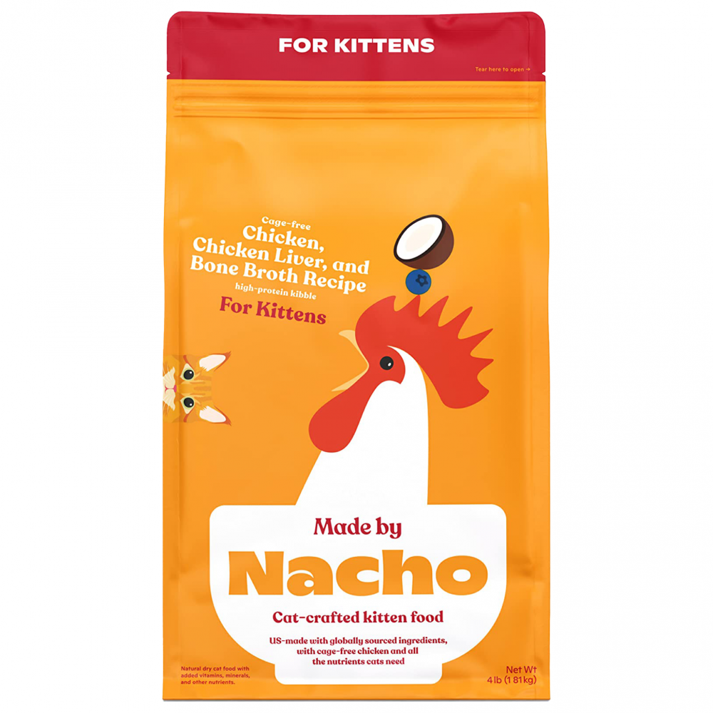 
                  
                    Made By Nacho Cage-Free Chicken, Chicken Liver, And Bone Broth Recipe For Kittens
                  
                