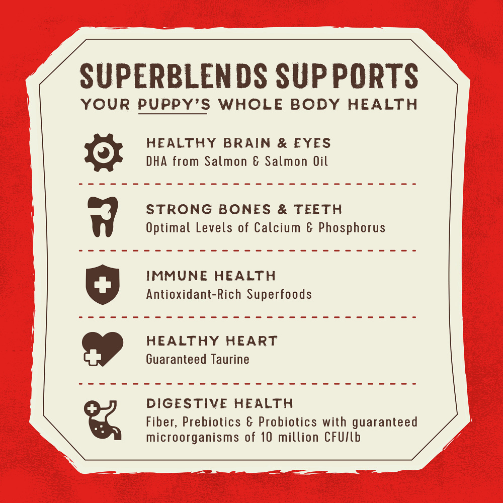 
                  
                    Stella & Chewy's SuperBlends Raw Blend Wholesome Grains Puppy Cage Free Chicken & Wild Caught Salmon Recipe with Superfoods
                  
                