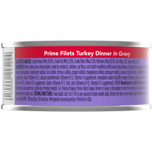 Load image into Gallery viewer, Friskies Prime Filets Turkey Dinner In Gravy Canned Cat Food