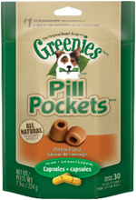 Load image into Gallery viewer, Greenies Pill Pockets Canine Cheese Flavor Dog Treats