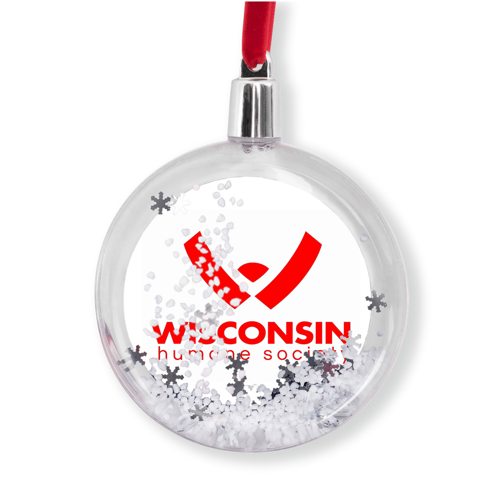 WHS Logo Snow Globe Ornament