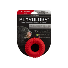 Load image into Gallery viewer, Playology Dual Layer Ring Beef Scented Dog Toy