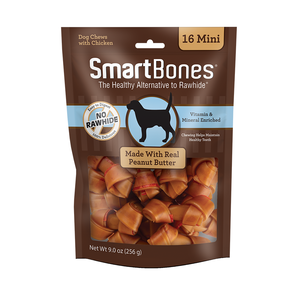 SmartBones Rawhide-Free Peanut Butter Dog Treats