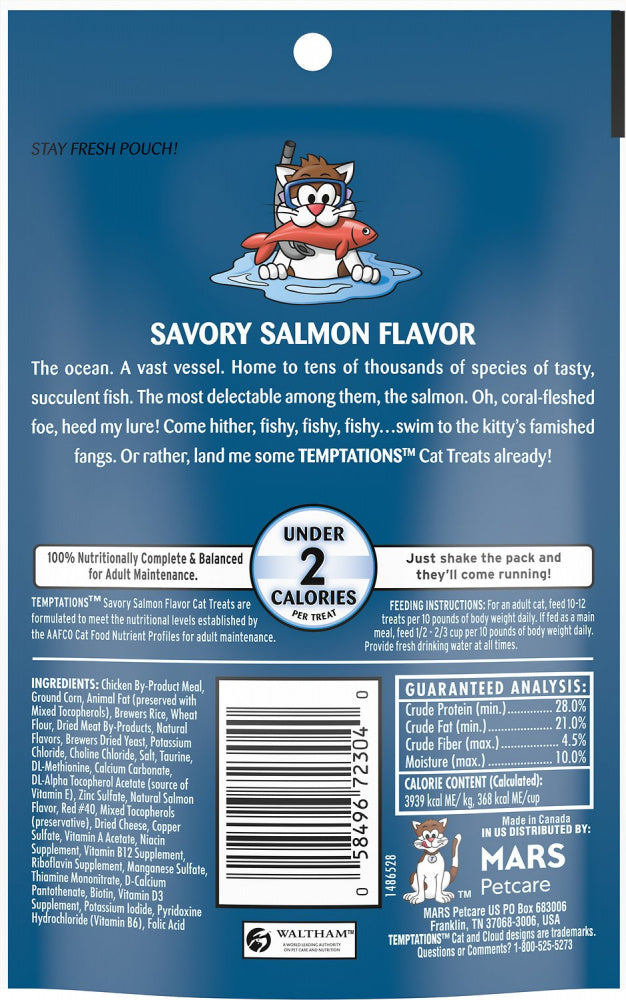 
                  
                    Temptations Savory Salmon Flavor Cat Treats
                  
                