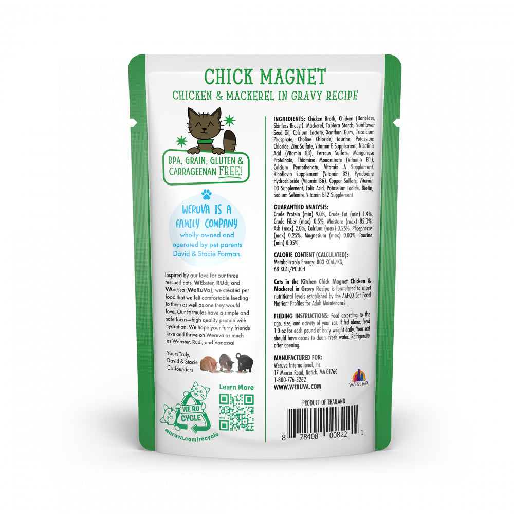 
                  
                    Weruva Cats In the Kitchen Chick Magnet Pouches Wet Cat Food
                  
                