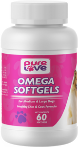 Pure Love Omega SoftGels for Medium and Large Dogs