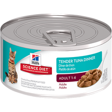 Load image into Gallery viewer, Hill&#39;s Science Diet Adult Tender Tuna Dinner Canned Cat Food