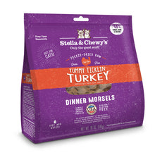 Load image into Gallery viewer, Stella &amp; Chewy&#39;s Tummy Ticklin&#39; Turkey Dinner Morsels Grain Free Freeze Dried Raw Cat Food