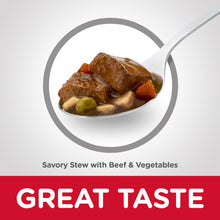 Load image into Gallery viewer, Hill&#39;s Science Diet Adult Savory Stew with Beef &amp; Vegetables Canned Dog Food