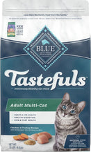 Load image into Gallery viewer, Blue Buffalo Tastefuls Adult Multi-Cat Chicken &amp; Turkey Recipe Dry Food