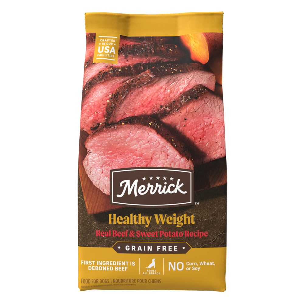 
                  
                    Merrick Dry Dog Food Healthy Weight Grain Free Dog Food Recipe
                  
                