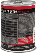 Load image into Gallery viewer, Merrick Backcountry Grain Free 96% Beef Recipe Canned Dog Food