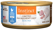 Load image into Gallery viewer, Instinct Grain Free LID Turkey Canned Cat Food