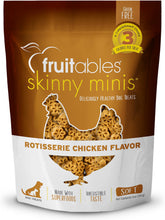 Load image into Gallery viewer, Fruitables Skinny Minis Rotisserie Chicken Flavor Soft &amp; Chewy Dog Treats