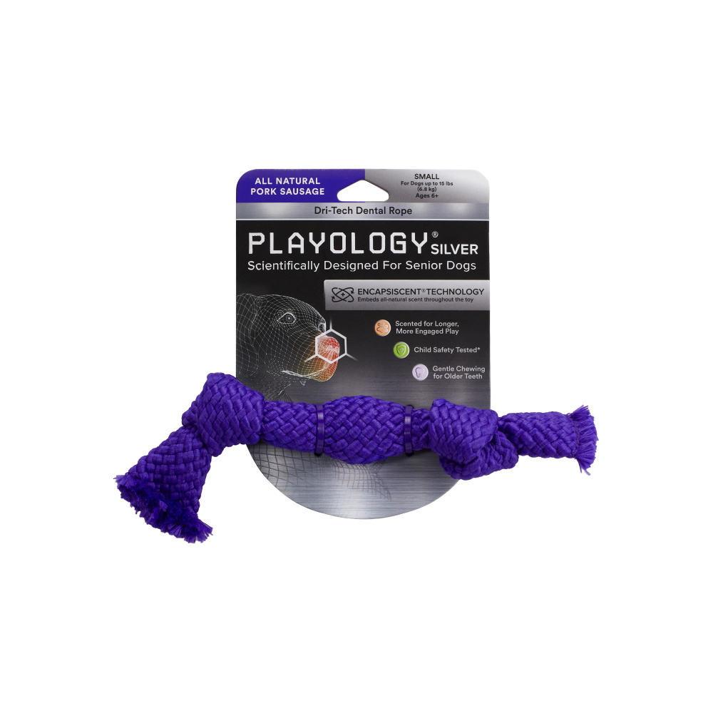 
                  
                    Playology Dri-Tech Dental Rope Pork Sausage Scented Dog Toy
                  
                