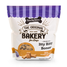Load image into Gallery viewer, Three Dog Bakery Itty Bitty Bones Peanut Butter