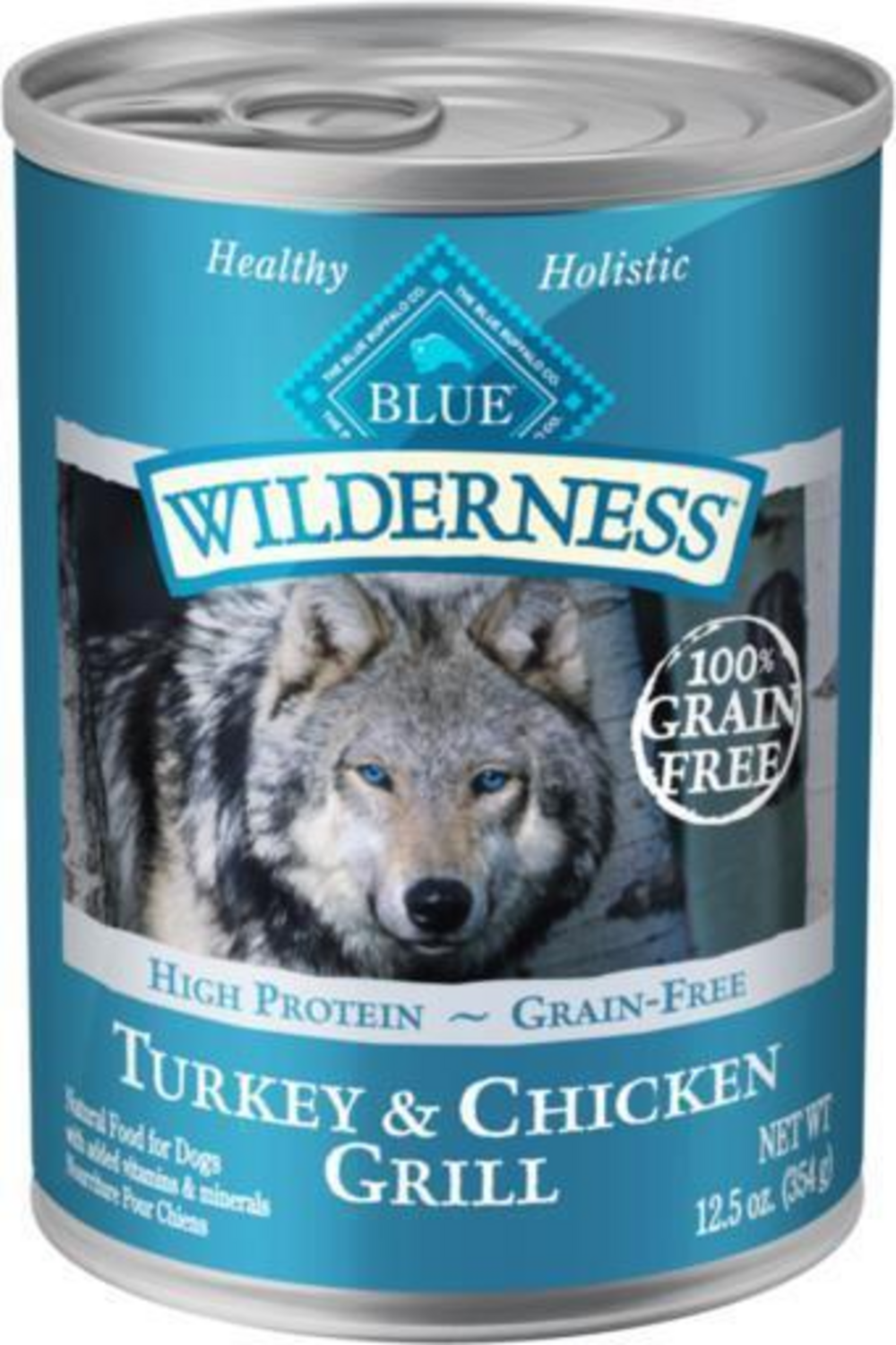 Blue Buffalo Wilderness High-Protein Grain-Free Turkey & Chicken Grill Adult Canned Dog Food