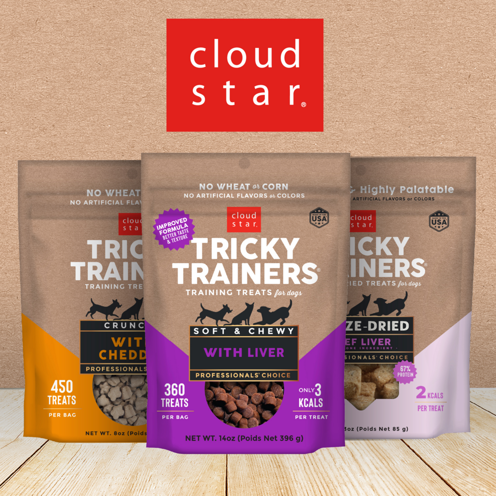 Cloud Star Tricky Trainers Soft & Chewy Liver Dog Treats