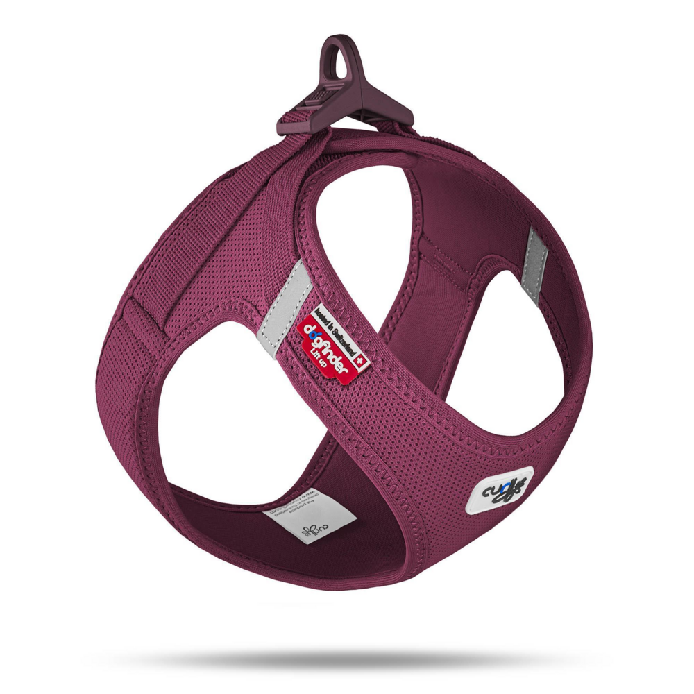 Curli Vest Harness curli Clasp Air-Mesh Ruby